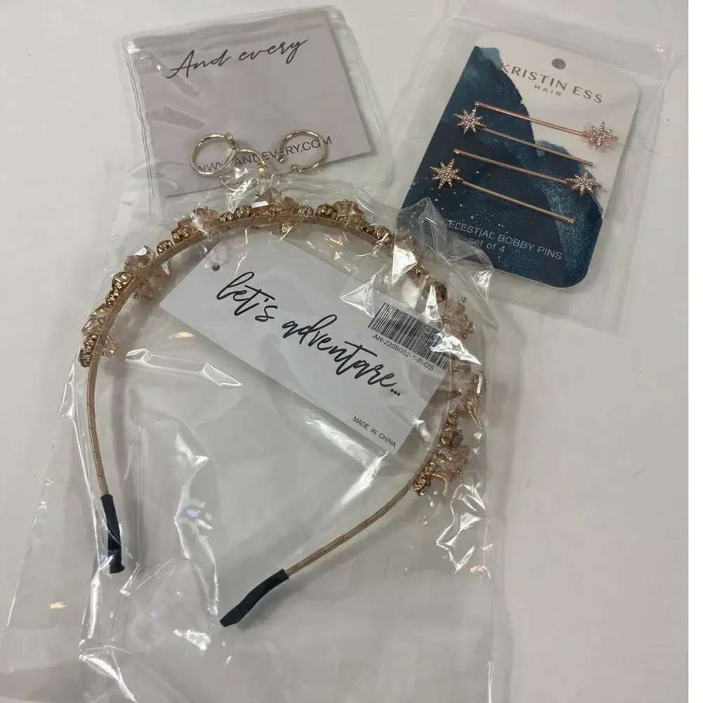 Glam Bundle of 3 - 12th Tribe, And Every, Kristen Ess Hair and Jewelry